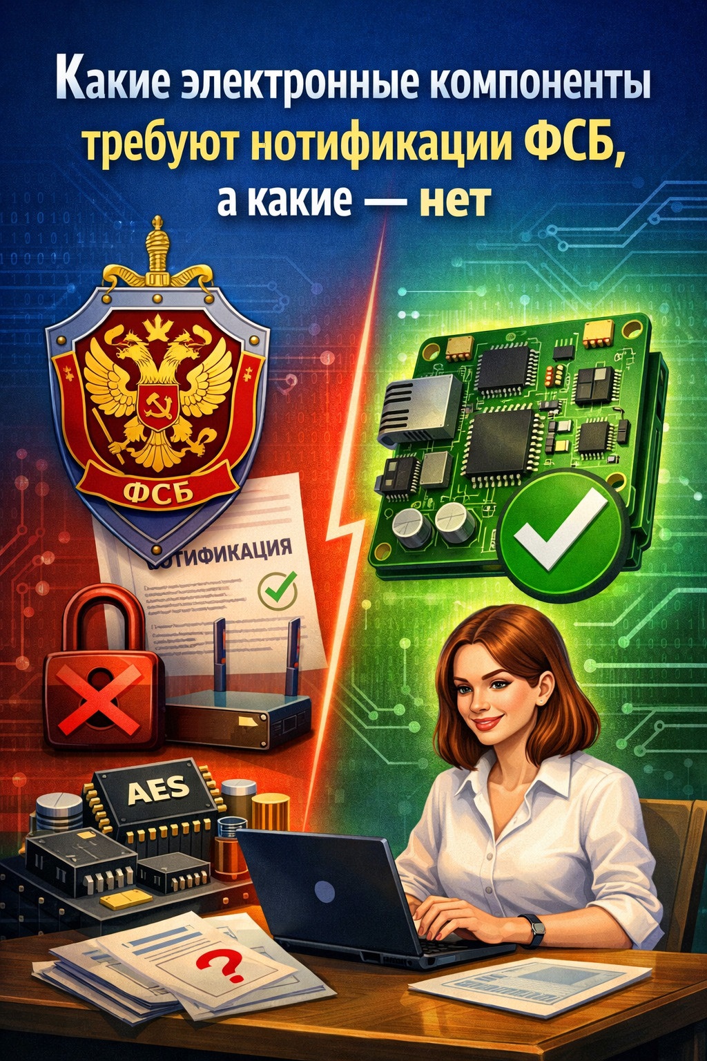 Какие электронные компоненты требуют нотификации ФСБ, а какие — нет