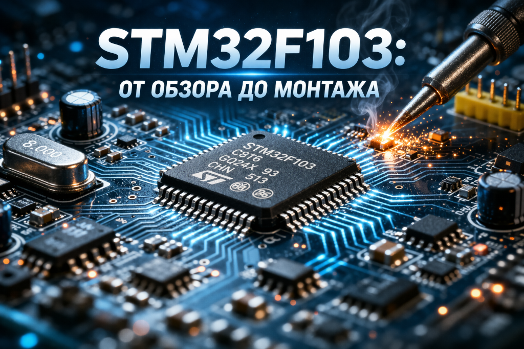STM32F103: от обзора до монтажа