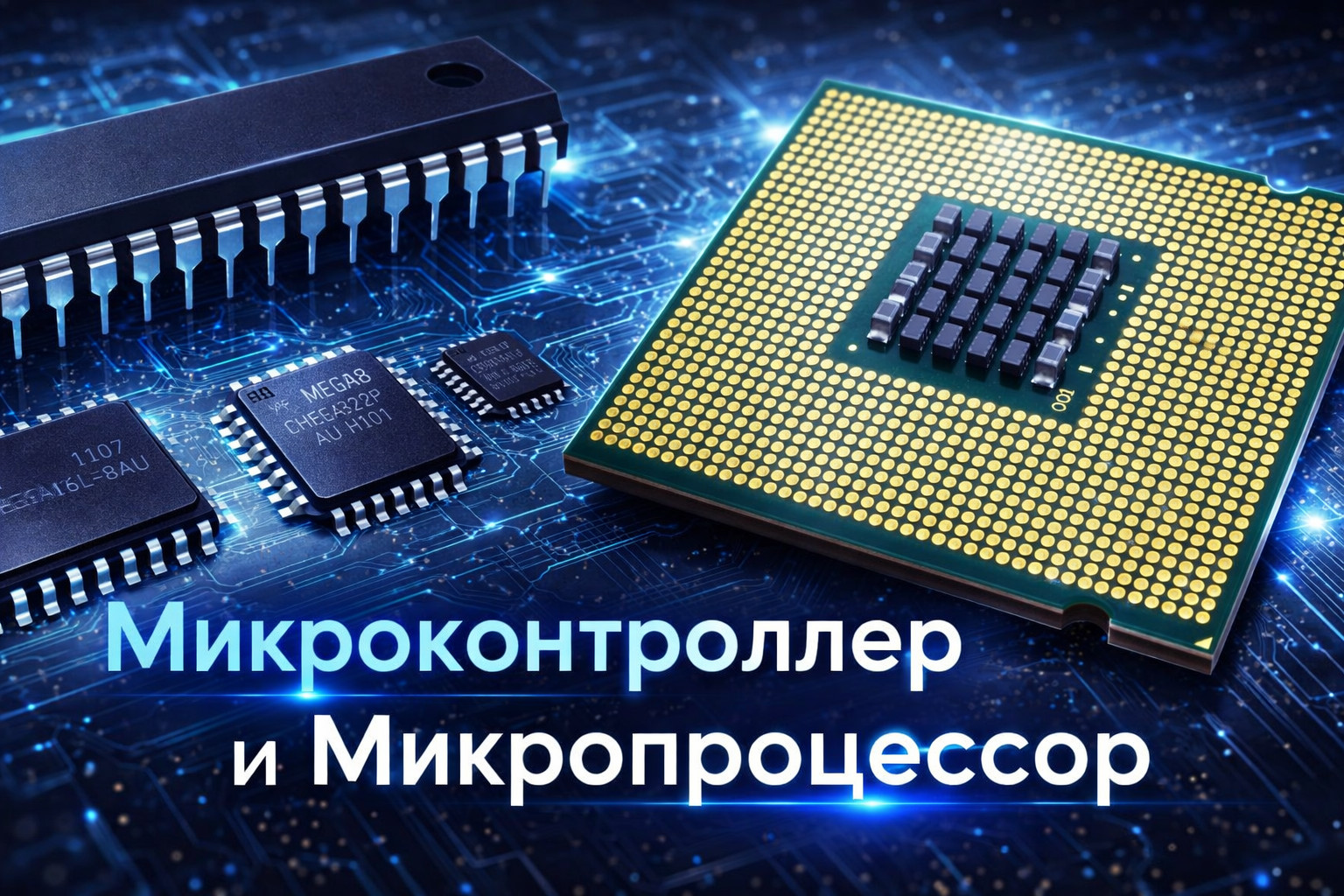Микроконтроллер и Микропроцессор