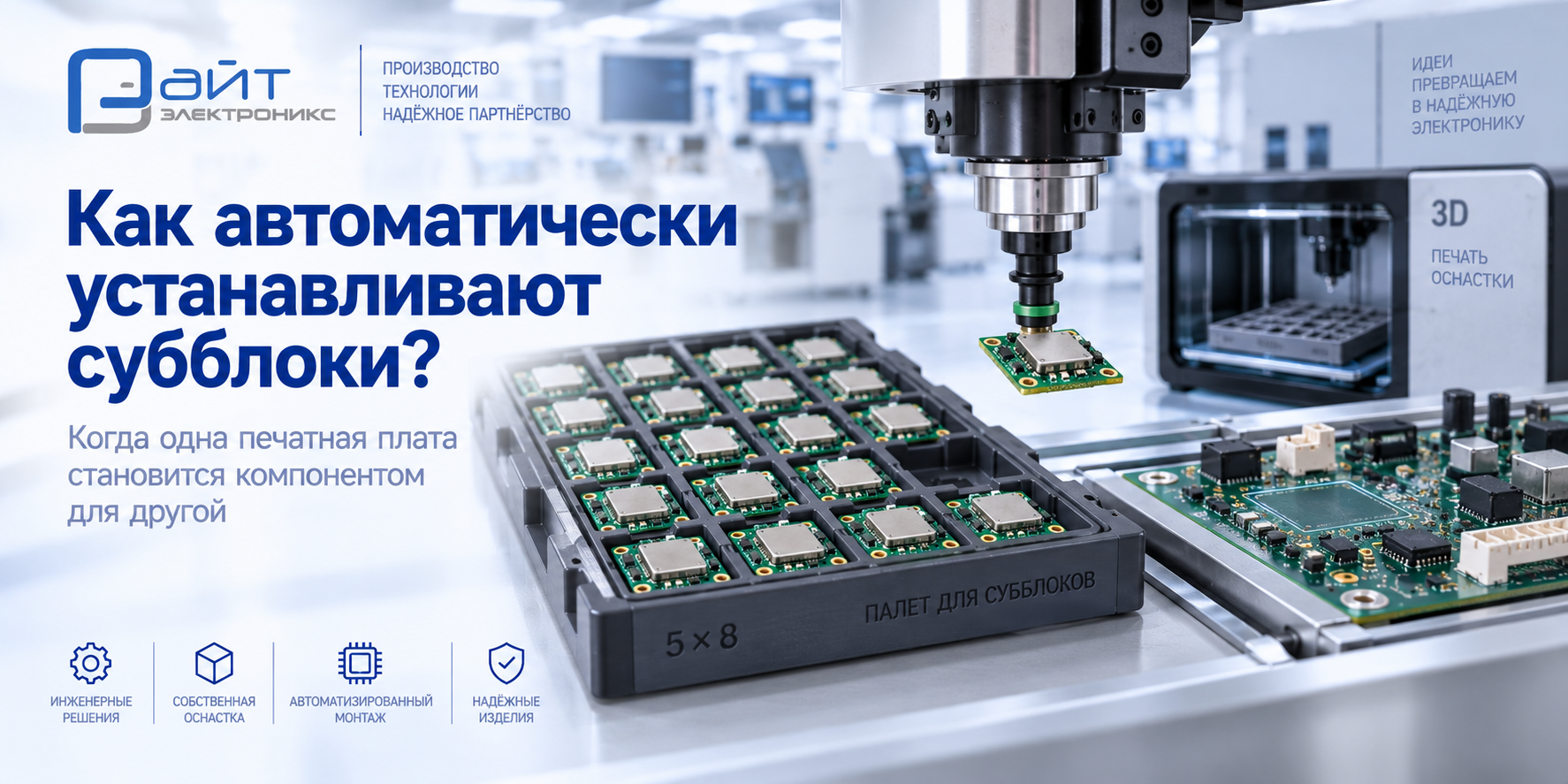 Субблоки при автоматическом монтаже